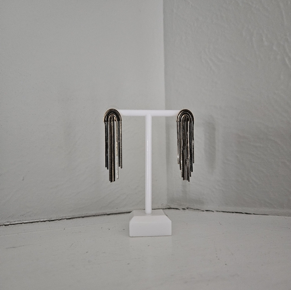 NWOT Sugarfix By Baublebar Fringe Drip Earrings - Picture 2 of 4